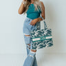 Surf And Tide Crop Tank In Teal Image - 1