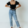 The Adina Bodysuit In Black Image - 1