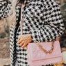 Focus On The Future Faux Leather Crossbody In Blush Image - 1