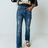 Risen The Mckenna Midrise Ankle Flare In Medium Wash Image - 1