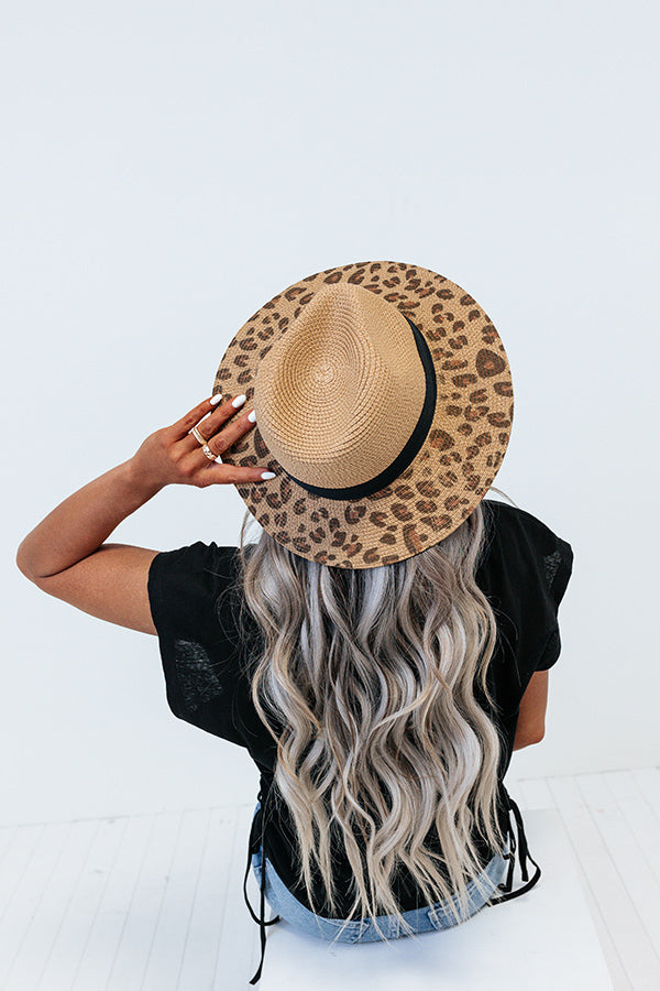Arizona Sunset Raffia Fedora In Tan Image - 1