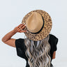 Arizona Sunset Raffia Fedora In Tan Image - 1