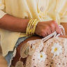 Lucky To Have You Bracelet Set In Yellow Image - 1