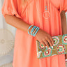 Lucky To Have You Bracelet Set In Blue Image - 1