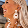Sprinkle Of Sass Earrings In Cream Image - 1
