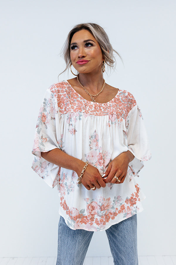 Expert In Love Embroidered Top Image - 2