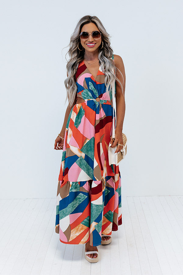 Dreamy Sunset Cut Out Midi Image - 2