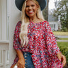 Beach Hustle Shift Tunic In Red Curves Image - 1