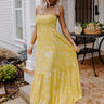 Sunrise Kisses Smocked Maxi In Lime Punch Image - 1