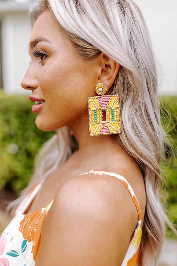 Calmer Days Beaded Earrings Image - 2