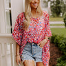 Beach Hustle Shift Tunic In Red Image - 1