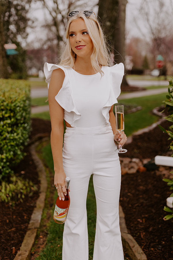 Signature Smile Open Back Jumpsuit Image - 2