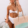 Tranquil Tides Bikini Top in White Image - 1