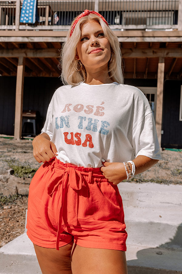 Rosé In The USA Tee Curves