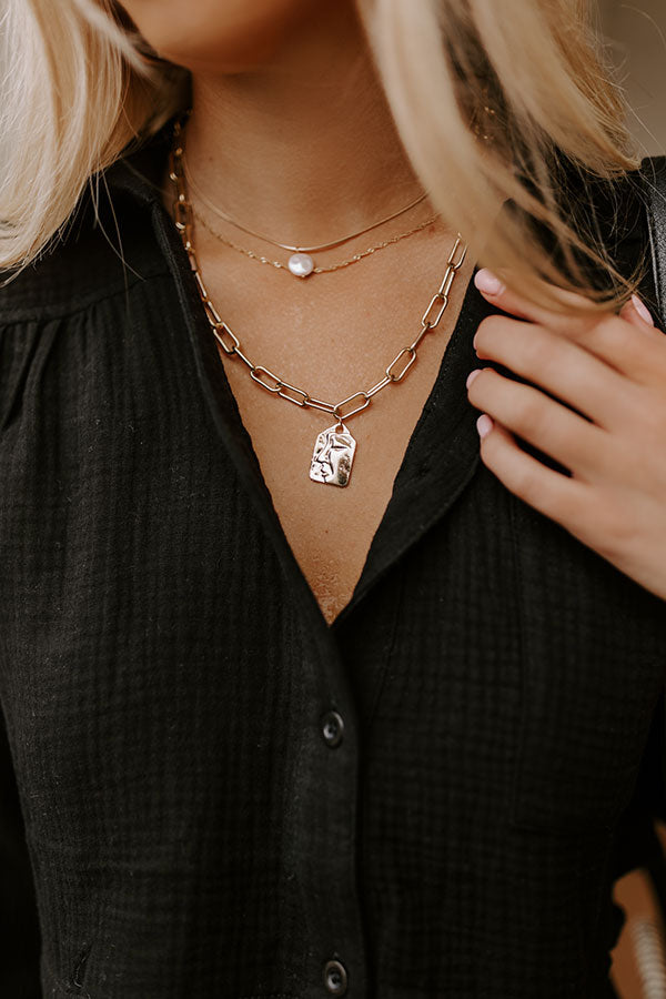 Write It Down Layered Necklace