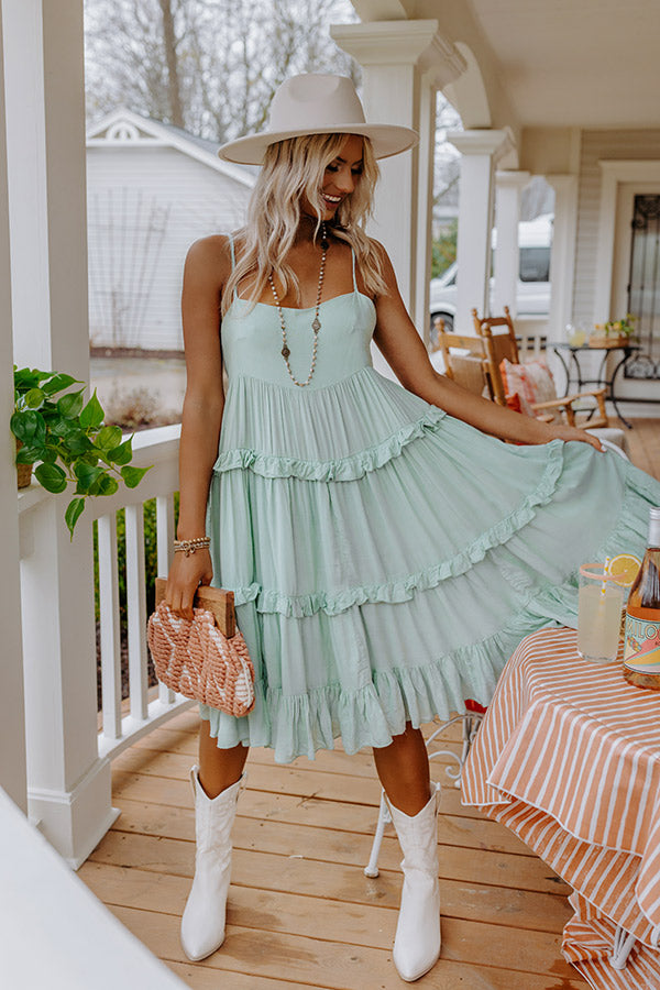 Lucky To Have You Midi In Pear