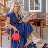 Fated For Love Midi In Navy Curves Image - 1