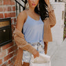 Pools And Pina Coladas Tank In Airy Blue Image - 1
