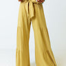 The Letha High Waist Pants In Primrose Yellow Image - 1