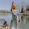Here We Go Denim Jumpsuit Image - 1