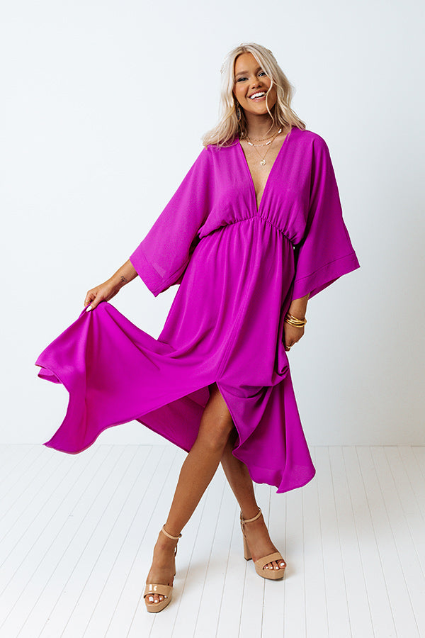 Wonderful Waves Maxi In Orchid Image - 2