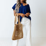 Neighborhood Hotspot Waffle Knit Tee In Royal Blue Image - 1