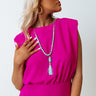 Kendra Scott Insley Gold Long Pendant Necklace in Teal Mix Image - 1