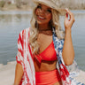 Reserved For Fun Woven Hat In Cream Image - 1
