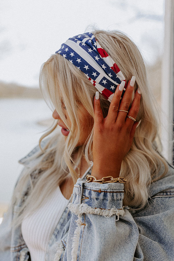 Star Spangled Kisses Headband Image - 2