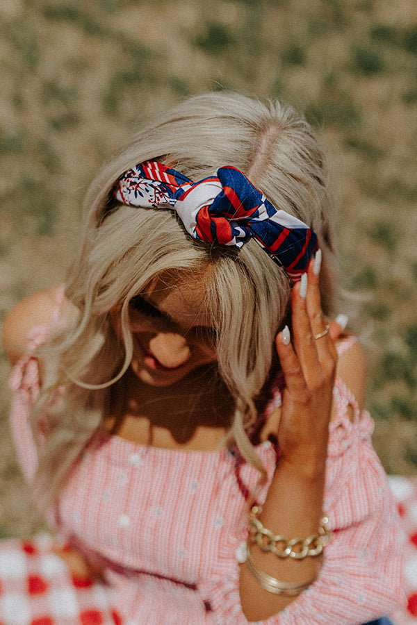 Sparkler Season Satin Scarf Image - 1