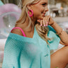 Shining Brighter Hoop Earrings In Hot Pink Image - 1
