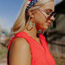 Buzz Of The Town Earrings In Turquoise Image - 1
