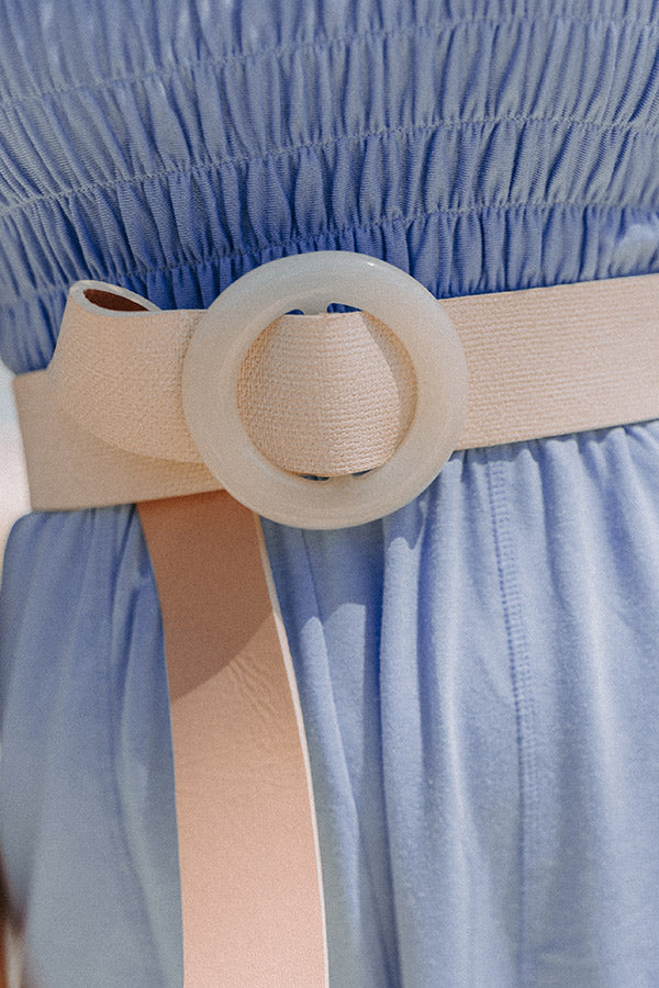 Classy And Casual Faux Leather Belt Image - 1