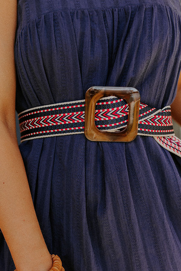 Boat Weekend Woven Belt Image - 2