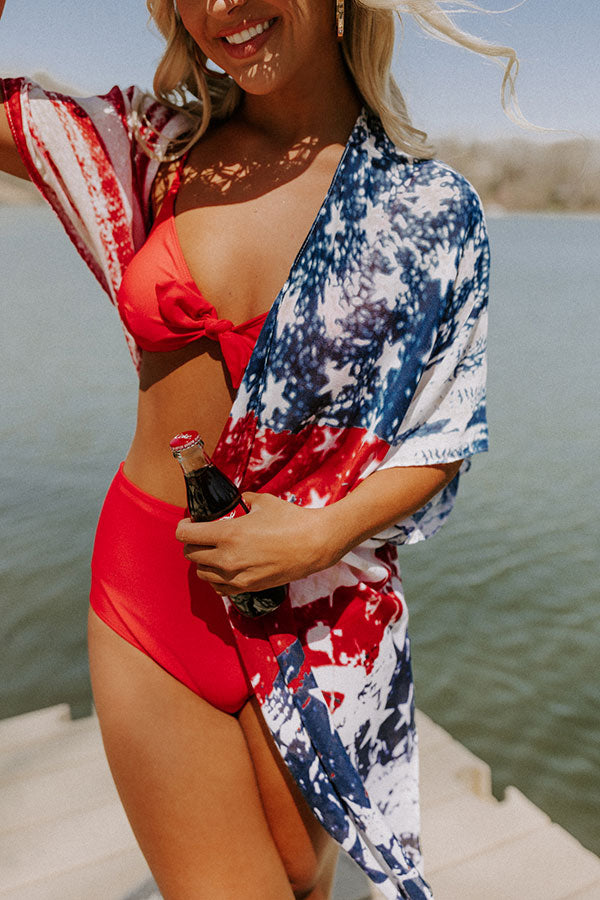 Red, White, And Blessed Overlay Image - 2