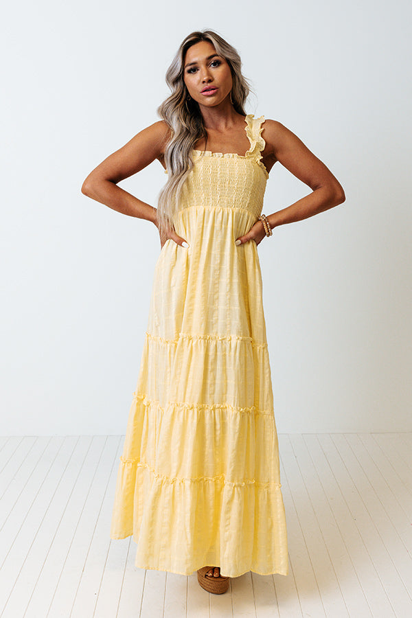 Friendship Circle Smocked Midi Image - 1
