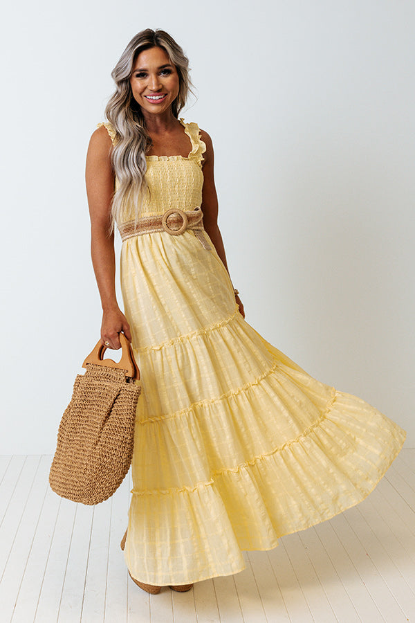 Friendship Circle Smocked Midi Image - 2