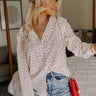 Sweet Cherry Satin Top Image - 1