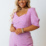 Instantly Impressed Crop Top In Violet Curves Image - 1