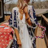 Seas The Moment Embroidered Overlay In Navy Image - 1
