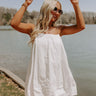 Capture Your Attention Shift Dress In White Image - 1