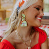 Tequila And Tanlines Beaded Earrings Image - 1