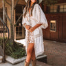 Seas The Moment Embroidered Overlay In Ivory Image - 1