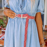 On The Boat Woven Belt In Red Image - 1