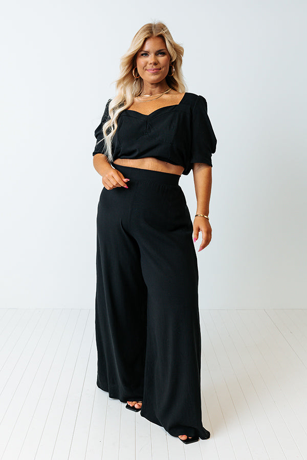 Instantly Impressed High Waist Pants In Black Curves