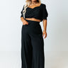 Instantly Impressed High Waist Pants In Black Curves Image - 1