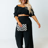 Instantly Impressed Crop Top In Black Curves Image - 1