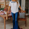 Tuscan Time Embroidered Shift Top Image - 1