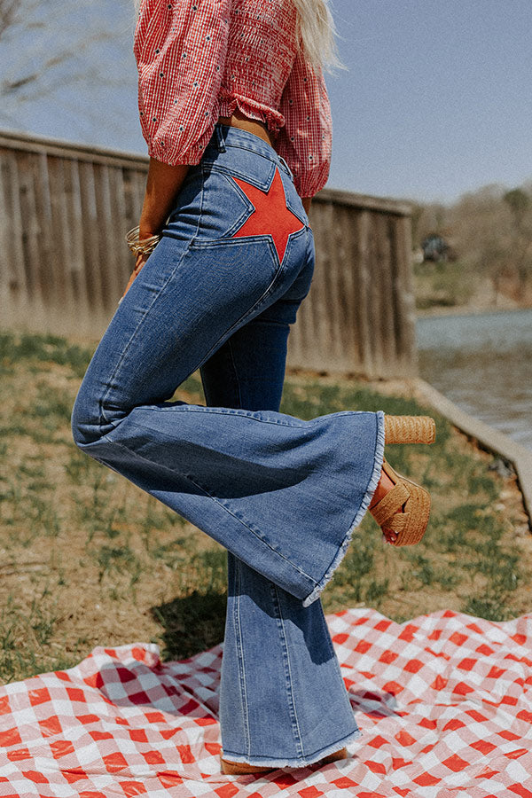 The Firework High Waist Flare Image - 2