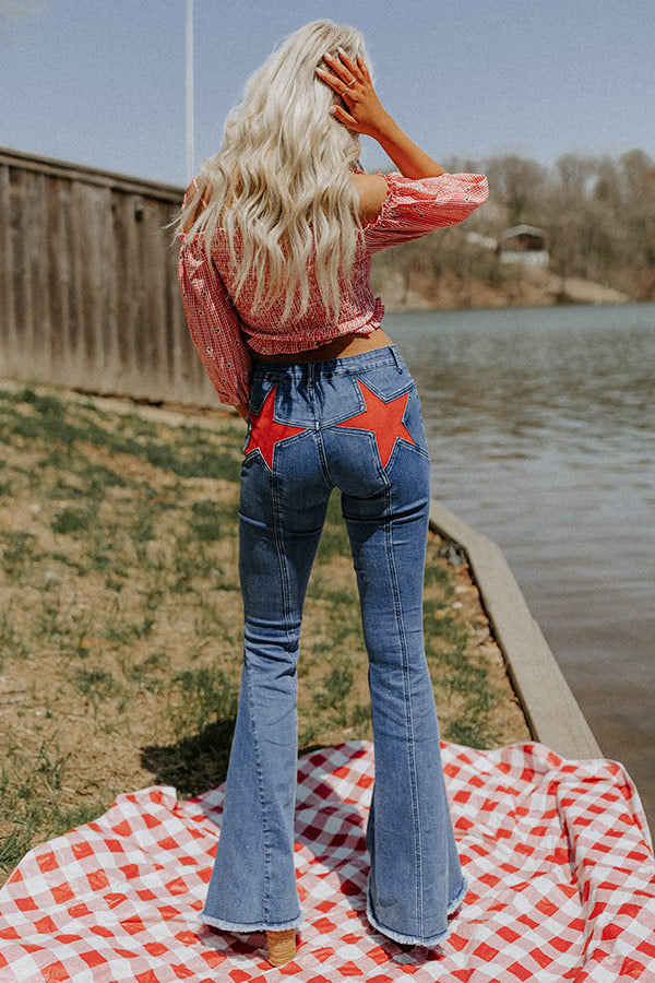The Firework High Waist Flare Image - 1